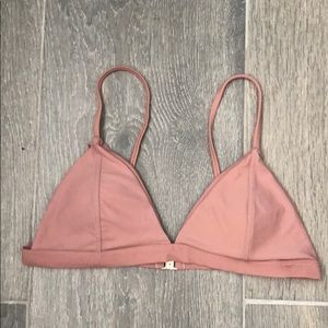 Pink bikini top